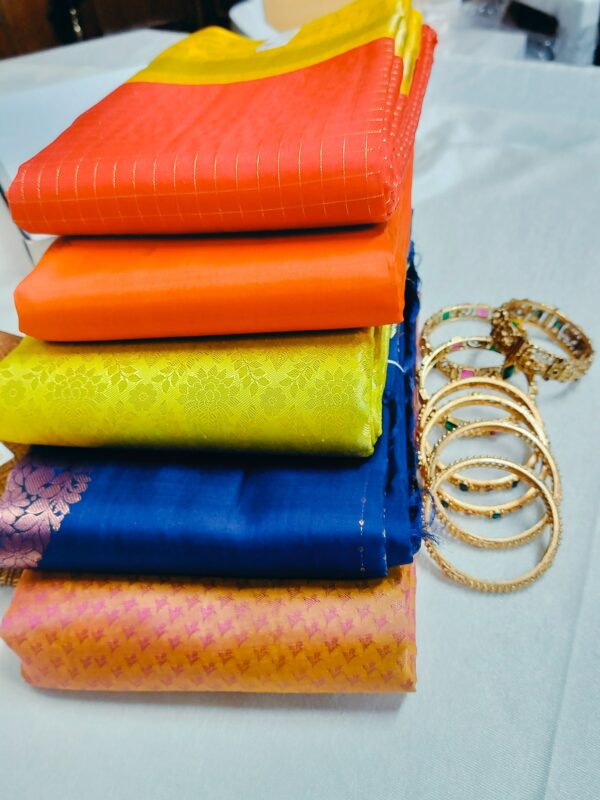 Pure handloom soft silk sarees
