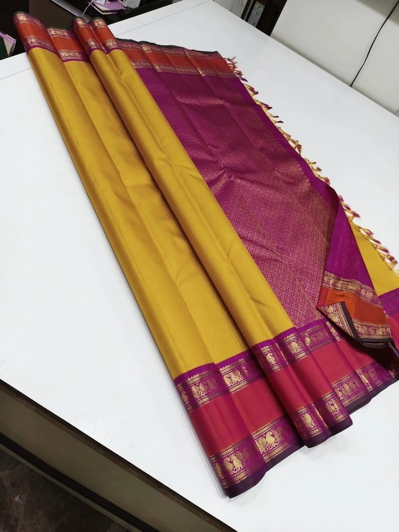 Pure Kanchipuram Silk Sarees - Image 2