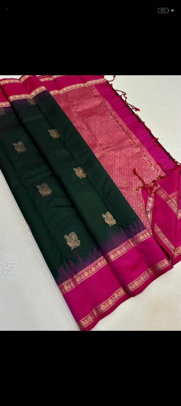 Pure Kanchipuram Handloom Soft Silks